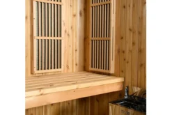 Almost Heaven Auburn 2-3 Person Indoor Sauna (Respite Series - Hybrid Option)