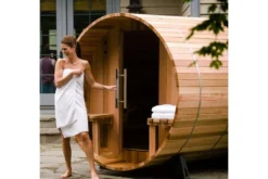Almost Heaven Audra 2-4 Person Canopy Barrel Sauna