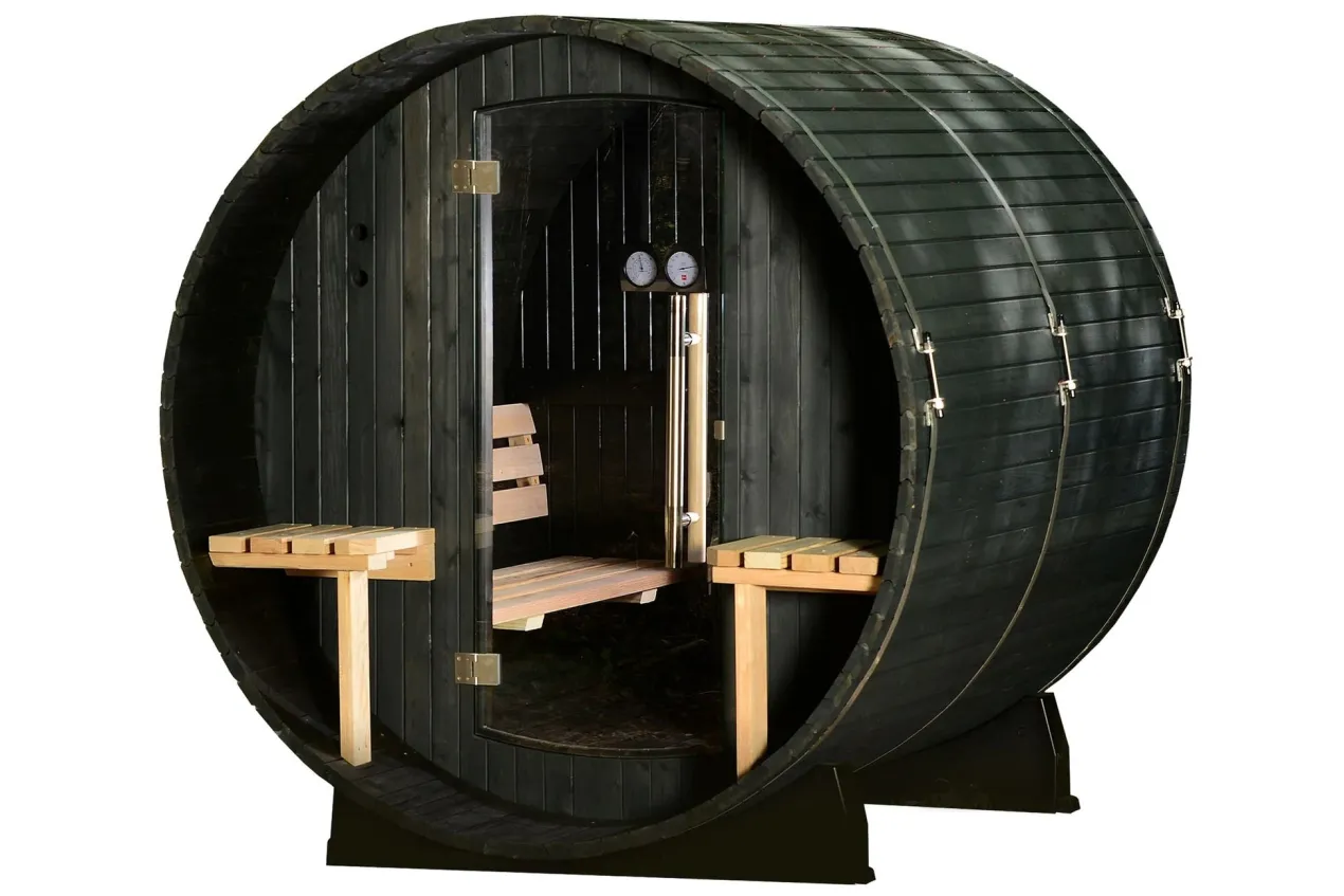 Almost Heaven Audra 2-4 Person Canopy Barrel Sauna