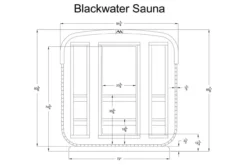 Almost Heaven Blackwater 4-6 Person Cube Sauna