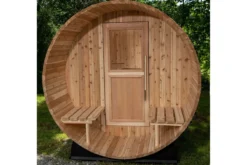 Almost Heaven Charleston 4-Person Canopy Barrel Sauna