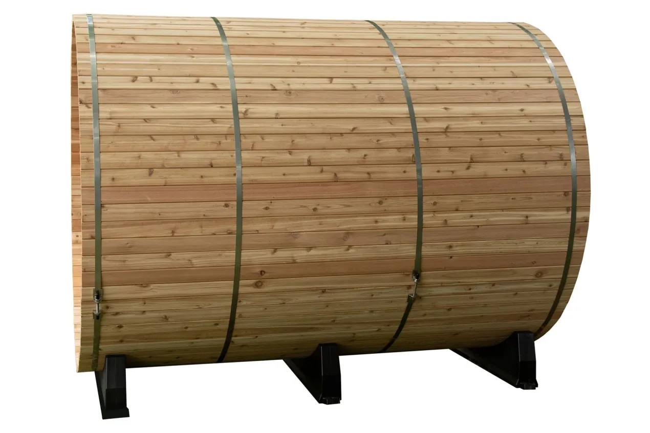 Almost Heaven Charleston 4-Person Canopy Barrel Sauna