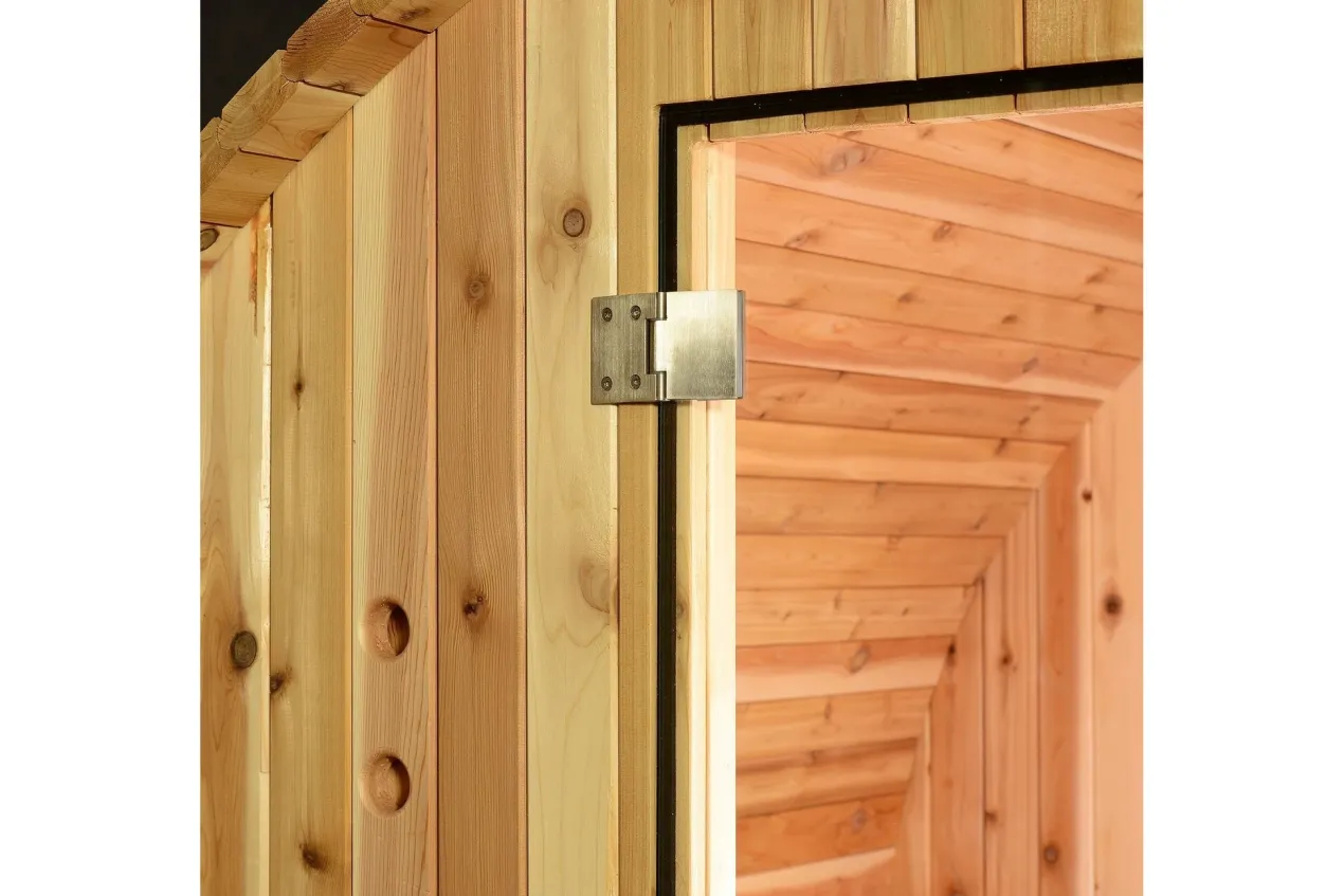 Almost Heaven Essex 4-Person Classic Barrel Sauna