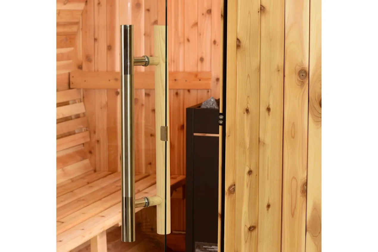 Almost Heaven Essex 4-Person Classic Barrel Sauna