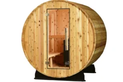 Almost Heaven Essex 4-Person Classic Barrel Sauna