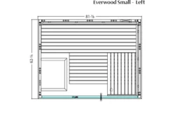 Almost Heaven Everwood 2-5 Person Indoor Sauna (Heritage Collection)