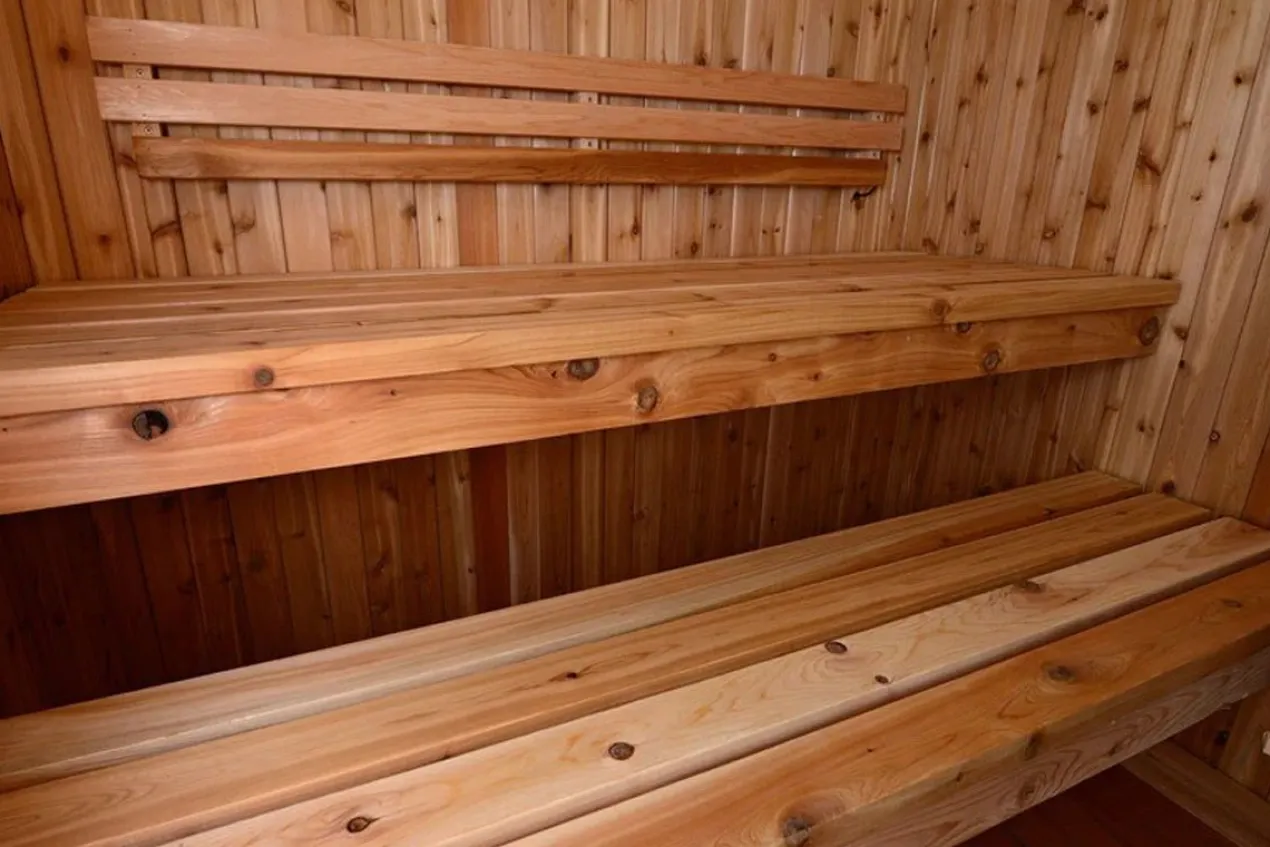 Almost Heaven Grayson 4-Person Indoor Sauna (Respite Series - Hybrid Option)