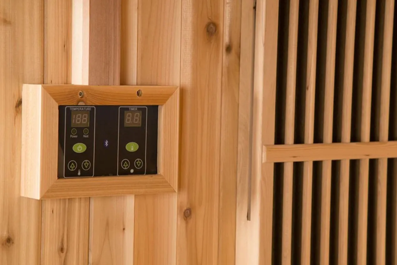 Almost Heaven Grayson 4-Person Indoor Sauna (Respite Series - Hybrid Option)