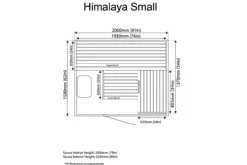 Almost Heaven Himalaya Salt 3-6 Person Indoor Sauna
