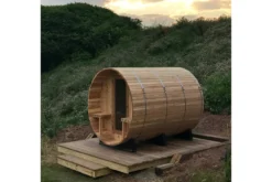 Almost Heaven Huntington 4-6 Person Canopy Barrel Sauna