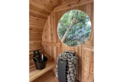 Almost Heaven Huntington 4-6 Person Canopy Barrel Sauna