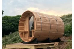 Almost Heaven Huntington 4-6 Person Canopy Barrel Sauna