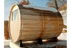 Almost Heaven Huntington 4-6 Person Canopy Barrel Sauna