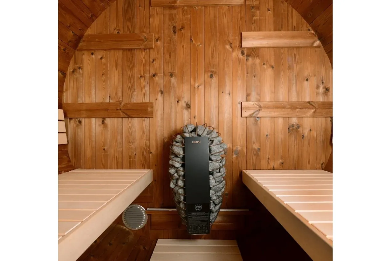 Almost Heaven Kuuma 4-6 Person Classic Barrel Sauna (Heritage Collection)