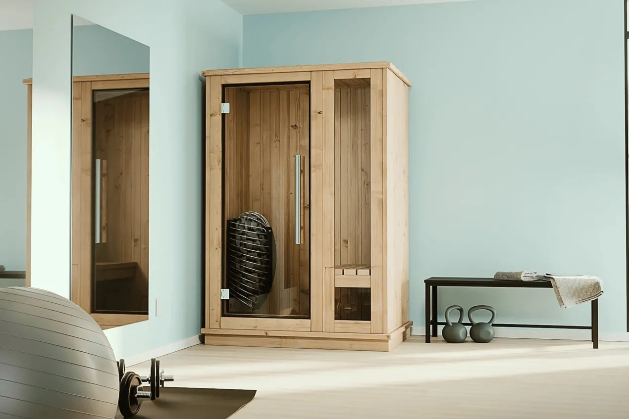 Almost Heaven Logan 1-2 Person Indoor Sauna (Respite Series)