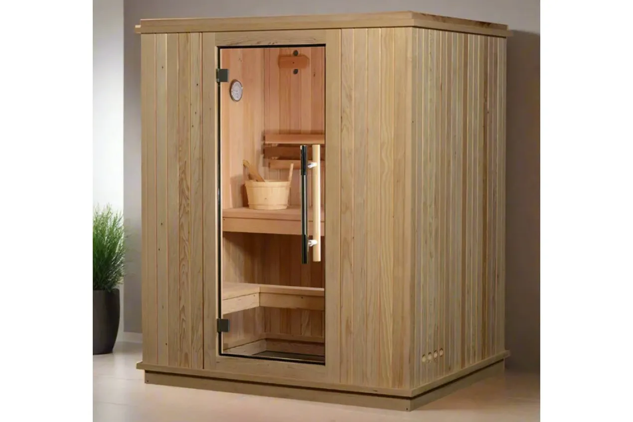 Almost Heaven Madison 2-3 Person Hybrid Indoor Sauna (Respite Series - Hybrid Option)