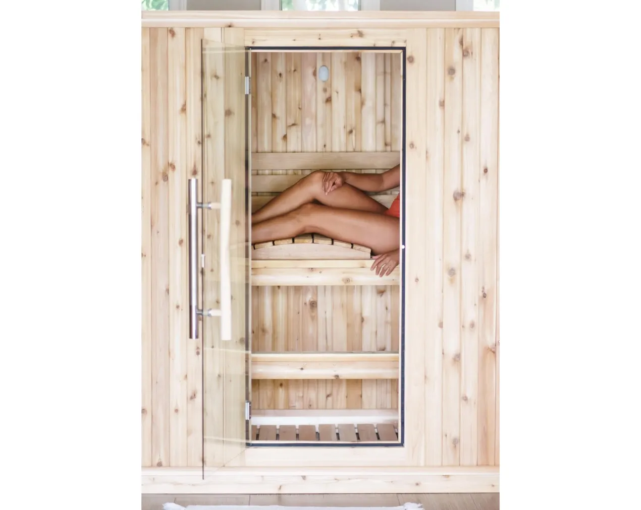 Almost Heaven Madison 2-3 Person Hybrid Indoor Sauna (Respite Series - Hybrid Option)