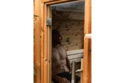 Almost Heaven Magnus 6-Person Canopy Barrel Sauna (Heritage Collection)