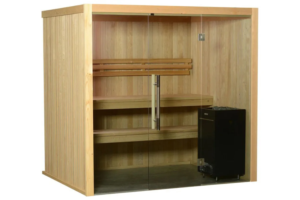 Almost Heaven Oasis 4-Person Indoor Sauna (Vision Series - Hybrid Option)