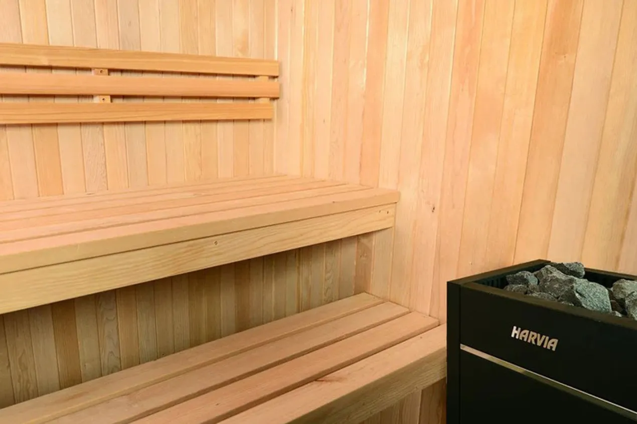 Almost Heaven Oasis 4-Person Indoor Sauna (Vision Series - Hybrid Option)