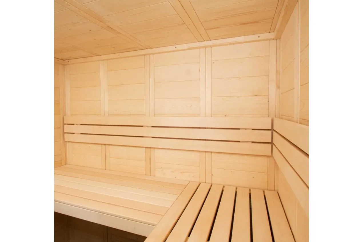 Almost Heaven Patterson 6-Person Indoor Corner Sauna (Element Series)