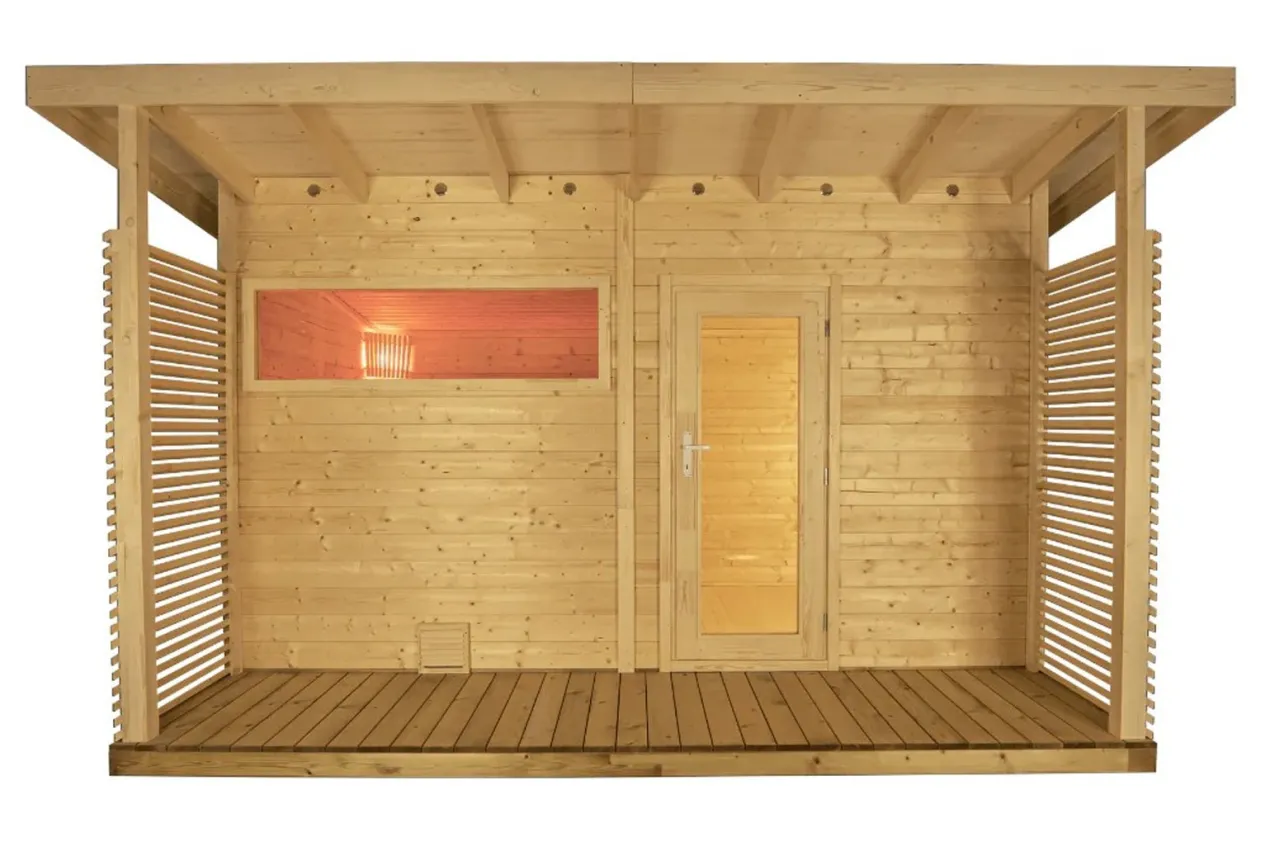 Almost Heaven 3-6 Person Timberline Outdoor Sauna (Heritage Collection)