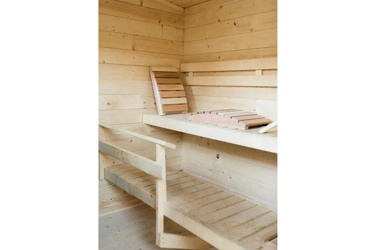 Almost Heaven 3-6 Person Timberline Outdoor Sauna (Heritage Collection)