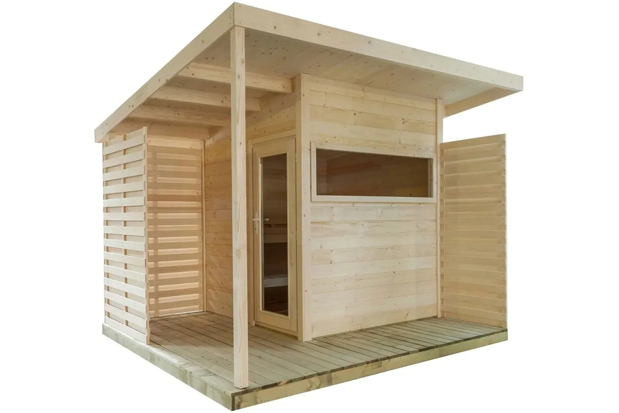 Almost Heaven 3-6 Person Timberline Outdoor Sauna (Heritage Collection)