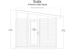 Almost Heaven 3-6 Person Timberline Outdoor Sauna (Heritage Collection)