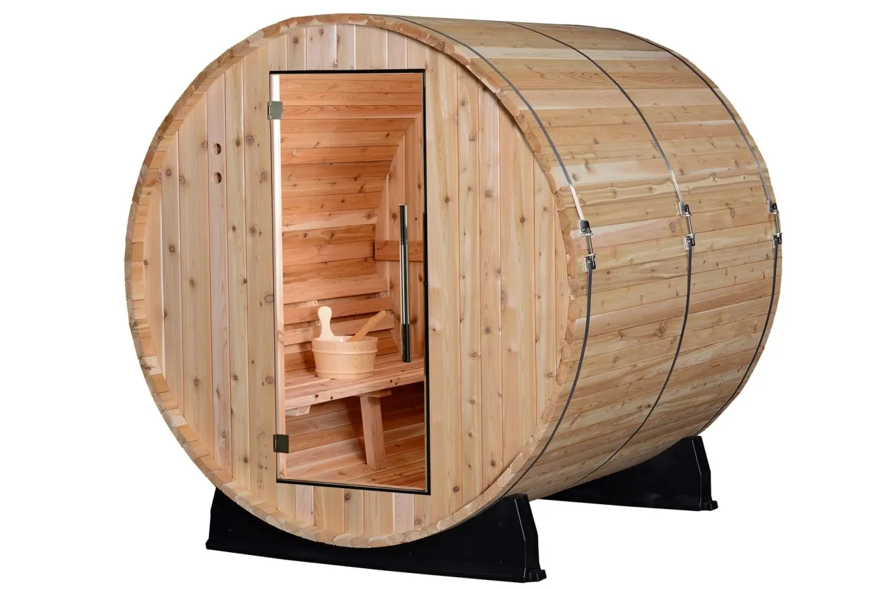 Almost Heaven Pinnacle 4-Person Barrel Sauna