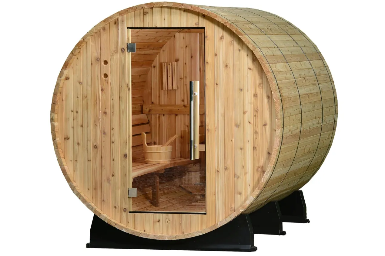 Almost Heaven Princeton 6-Person Classic Barrel Sauna