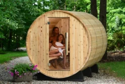 Almost Heaven Princeton 6-Person Classic Barrel Sauna