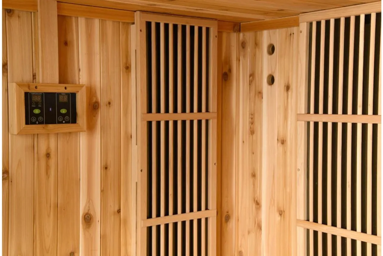 Almost Heaven Rainelle 4-Person Indoor Sauna (Respite Series - Hybrid Option)