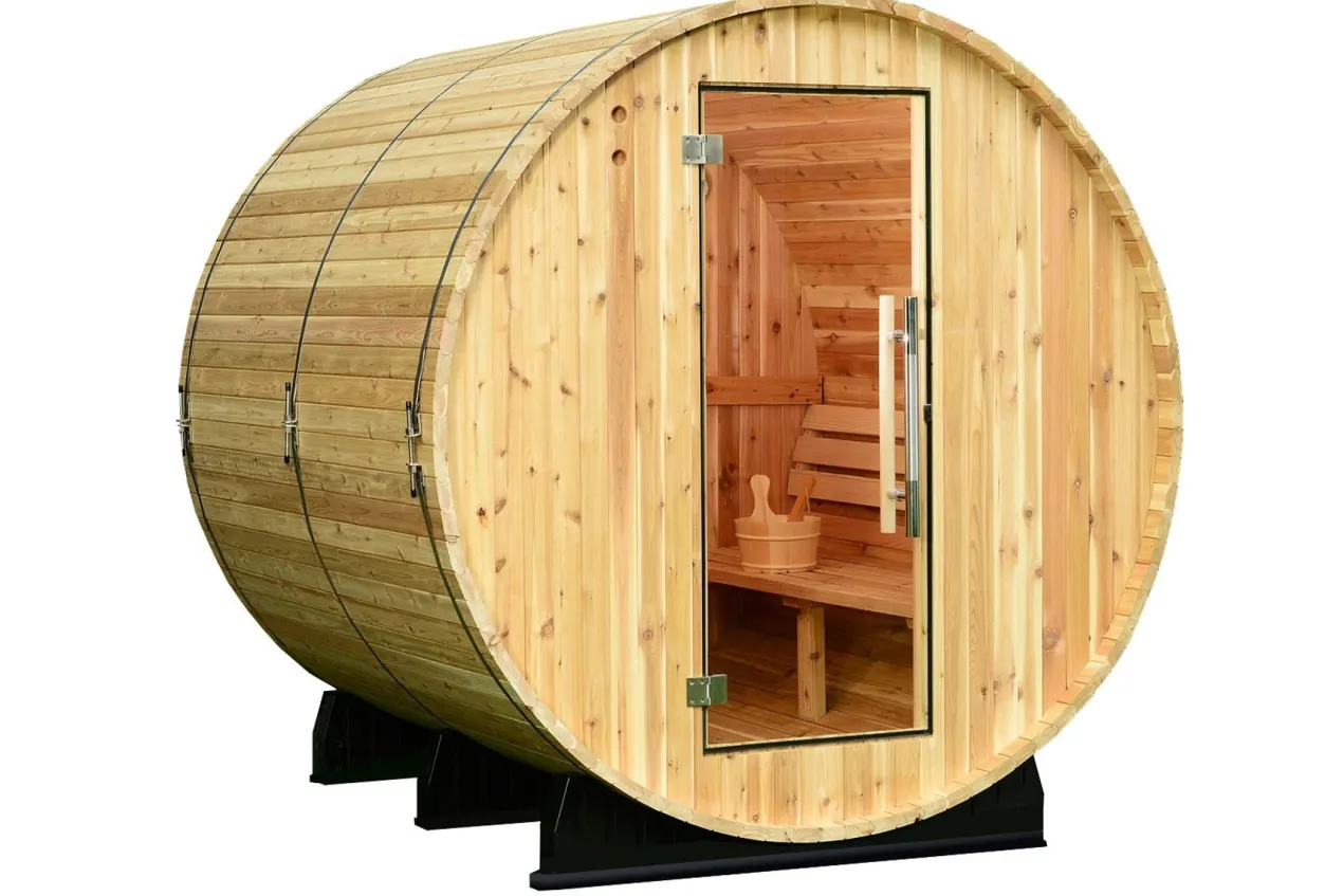 Almost Heaven Seneca 6-Person Classic Barrel Sauna