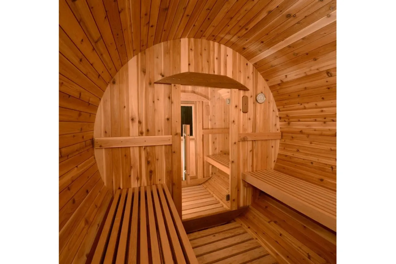 Almost Heaven Shenandoah 4-Person Barrel Sauna