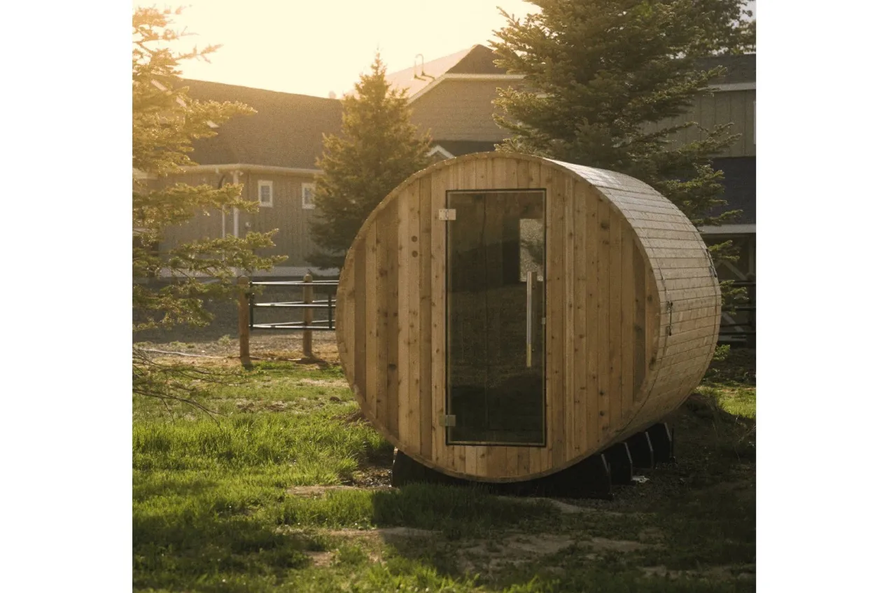 Almost Heaven Shenandoah 4-Person Barrel Sauna