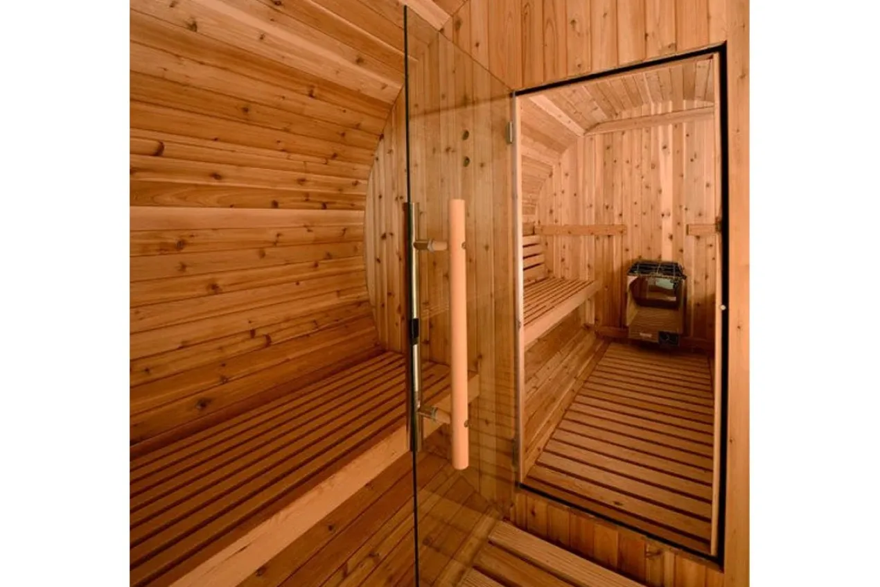Almost Heaven Shenandoah 4-Person Barrel Sauna
