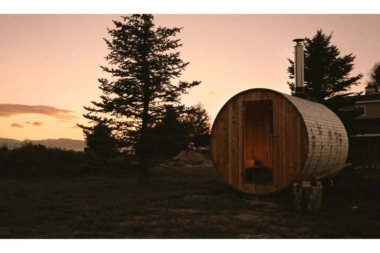 Almost Heaven Shenandoah 4-Person Barrel Sauna