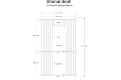 Almost Heaven Shenandoah 4-Person Barrel Sauna