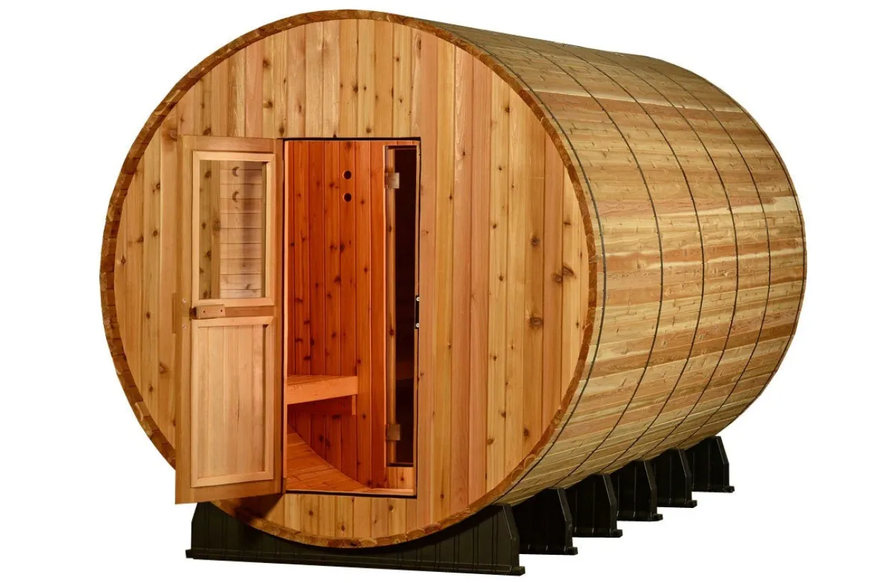 Almost Heaven Shenandoah 4-Person Barrel Sauna