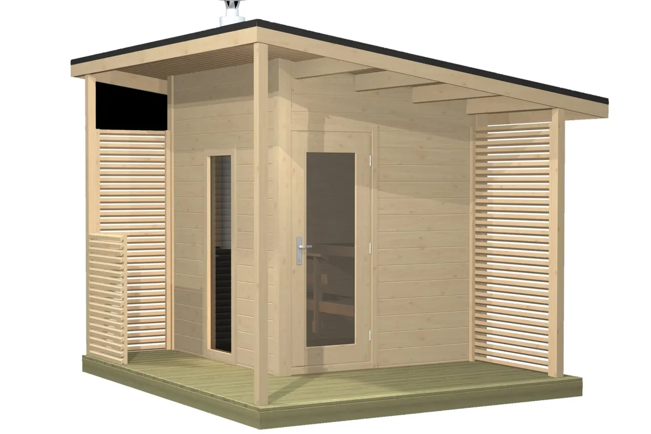 Almost Heaven Solide Compact 4-6 Person Cabin Sauna