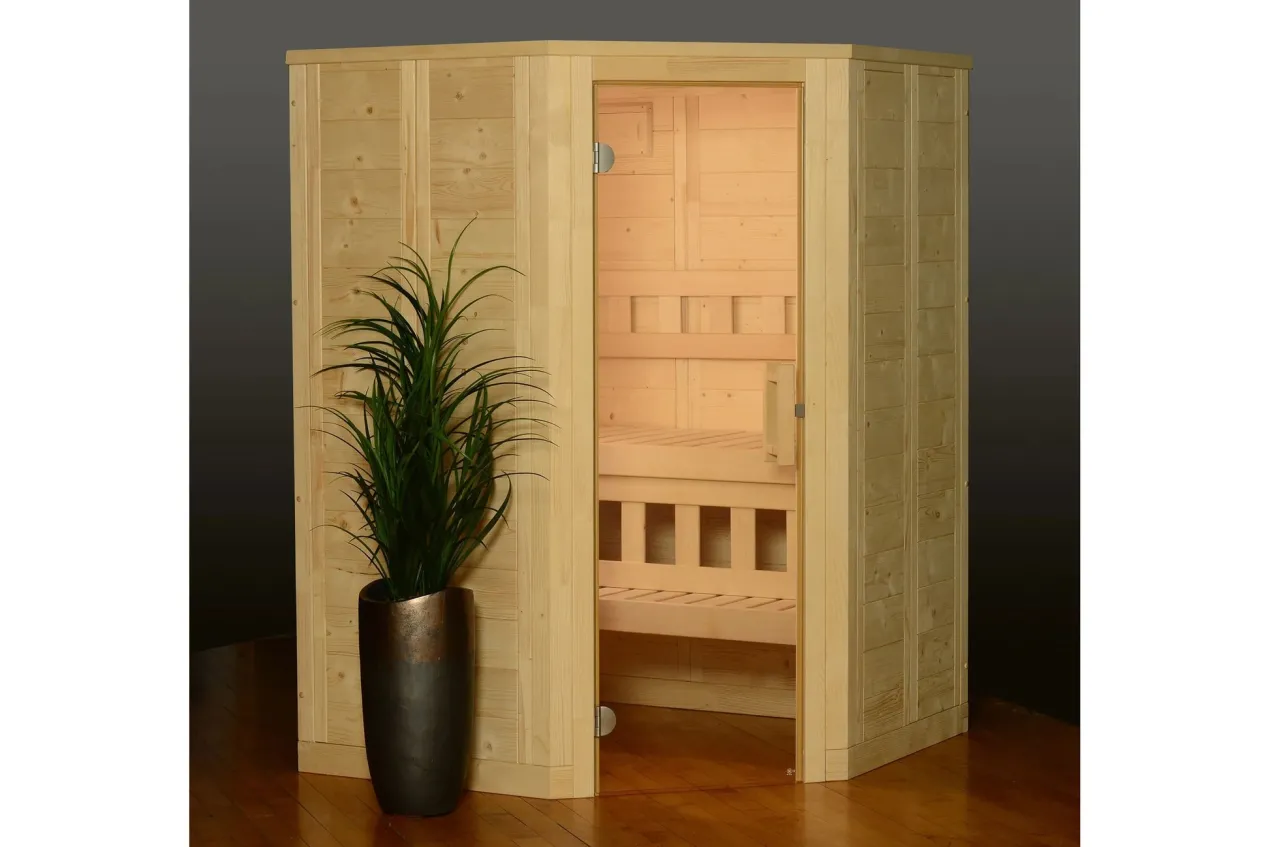 Almost Heaven Sutton 2-person Indoor Corner Sauna (Element Series)