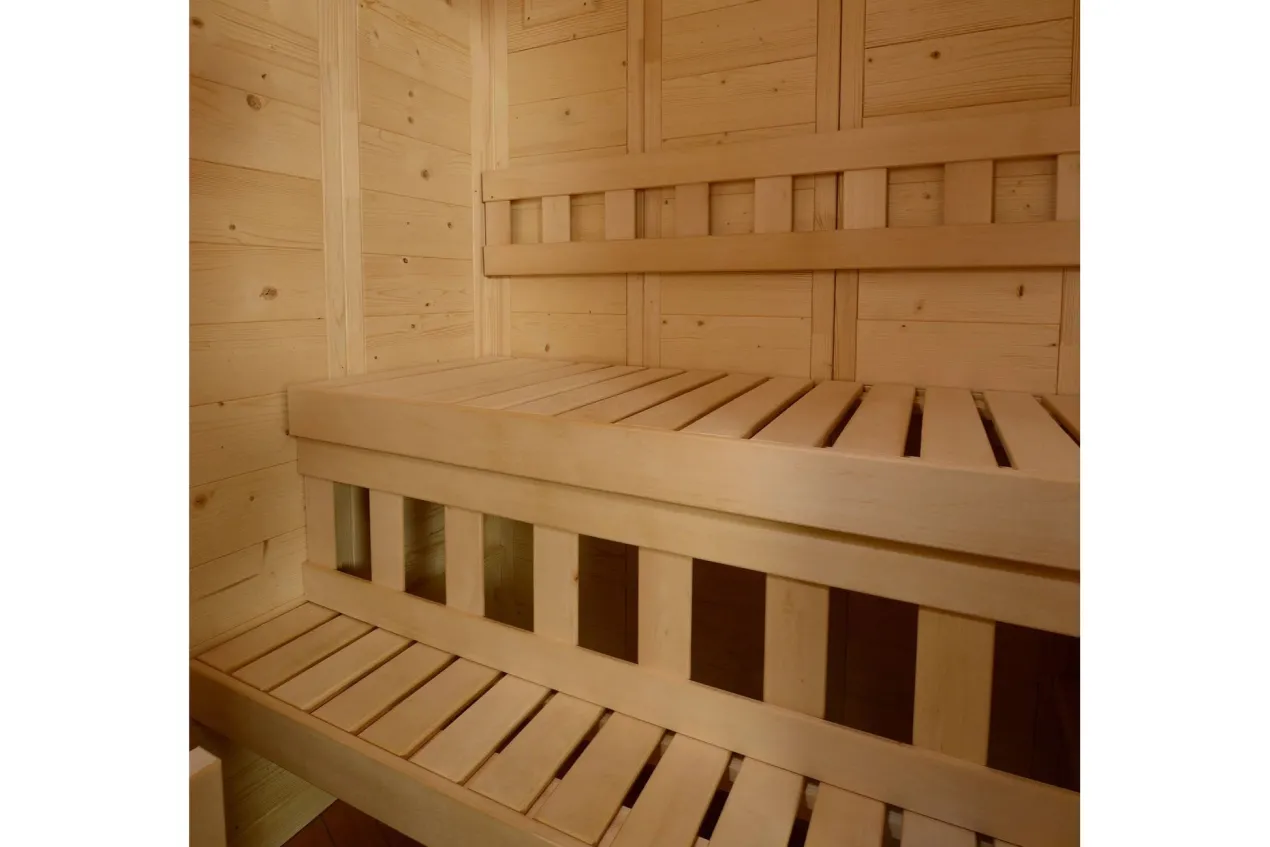 Almost Heaven Sutton 2-person Indoor Corner Sauna (Element Series)