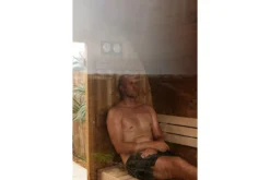 Almost Heaven Takoa 4-6 Person Half Moon Barrel Sauna (Heritage Collection)