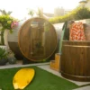 Almost Heaven Watoga 4-Person Barrel Sauna