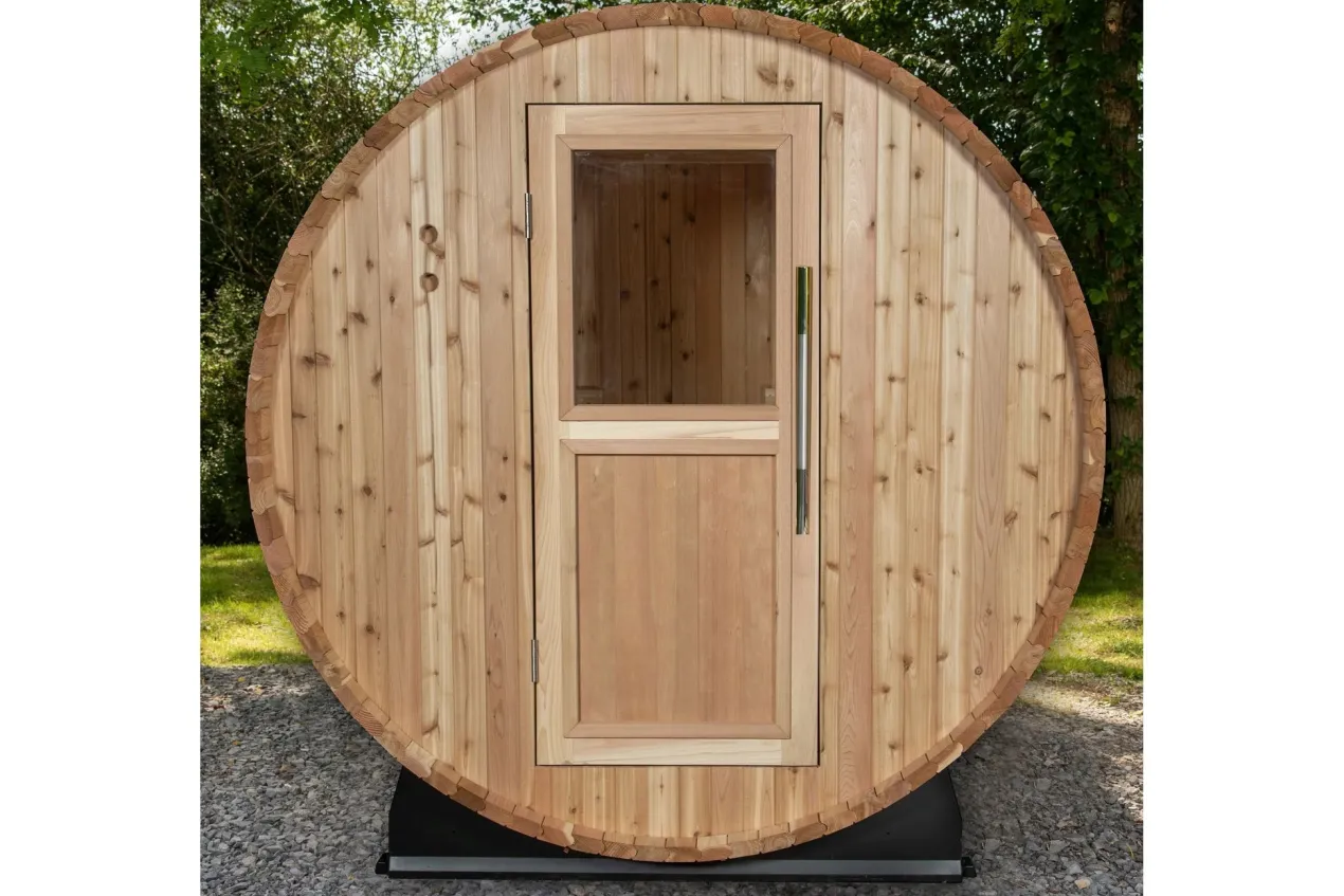 Almost Heaven Watoga 4-Person Barrel Sauna