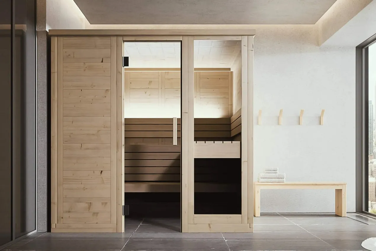 Almost Heaven Wolfpine 2-5 Person Indoor Sauna (Heritage Collection)