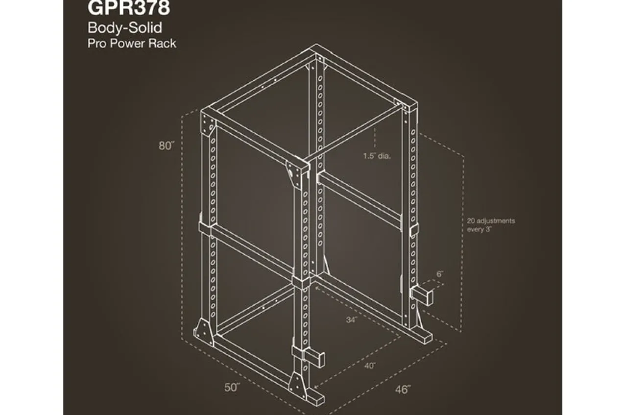 Body-Solid Pro Power Rack (GPR378)