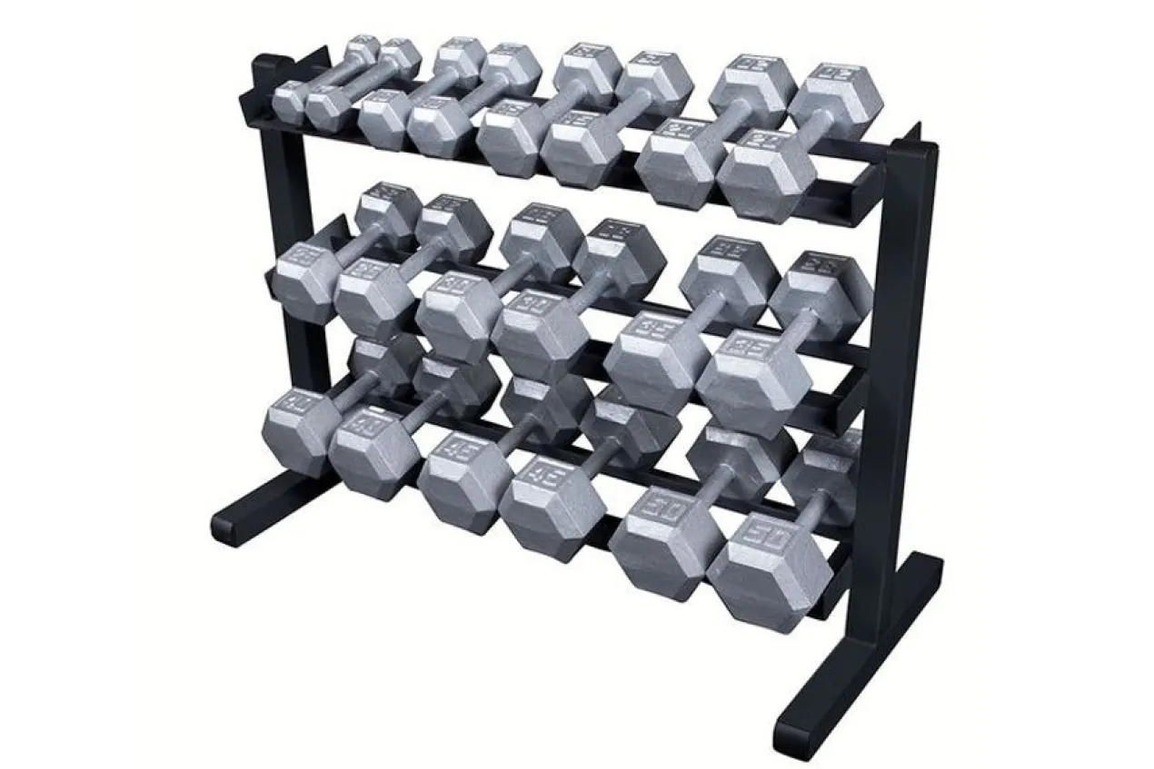 Body-Solid 3-Tier Horizontal Dumbbell Rack (GDR363B)