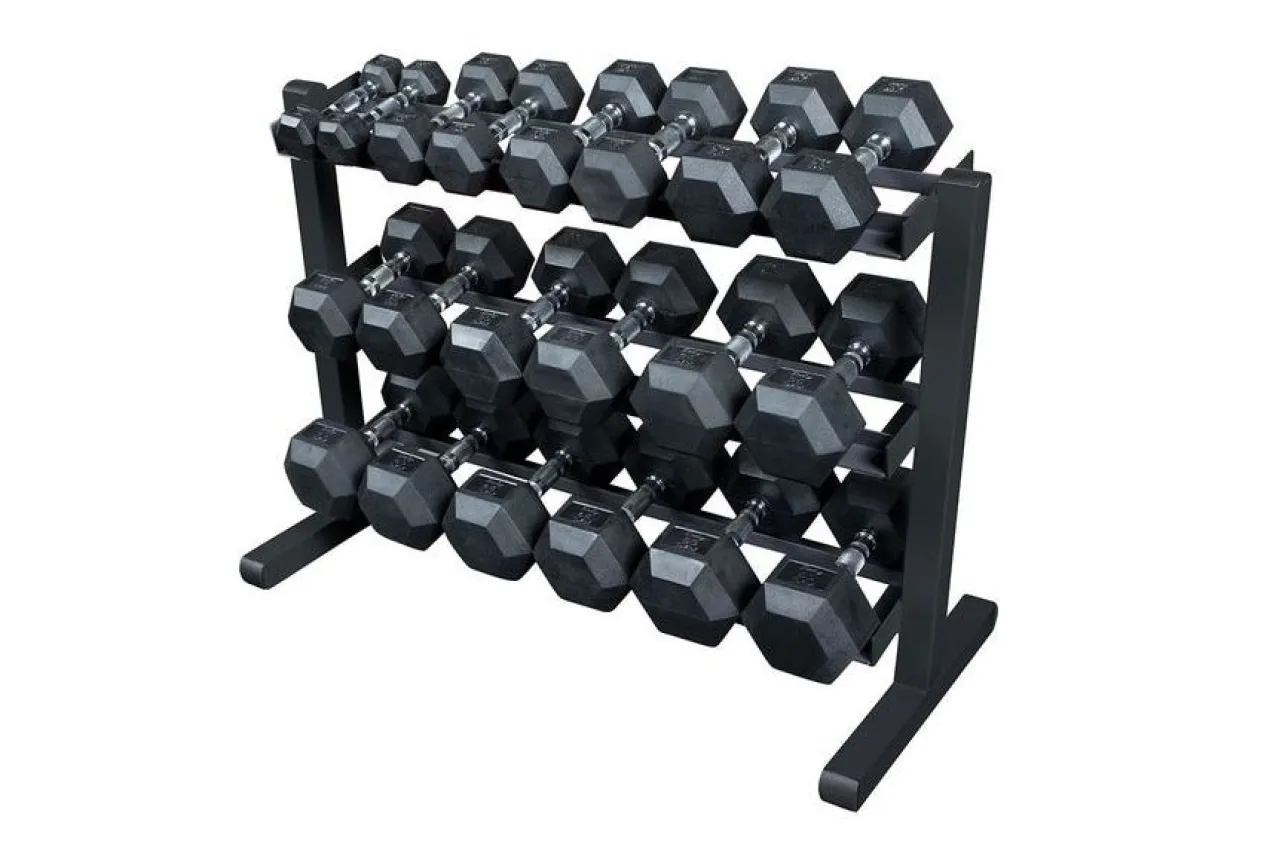Body-Solid 3-Tier Horizontal Dumbbell Rack (GDR363B)